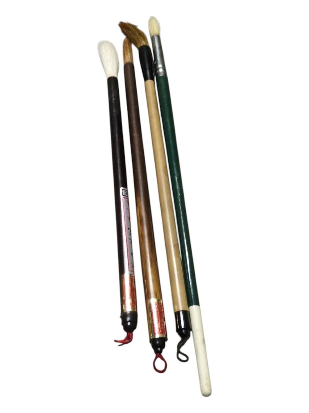 Chinese Calligraphy Painting Brush Brushes Tools Accessories Writing Lot of 4